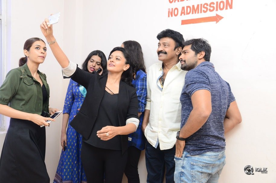 PSV-Garuda-Vega-Movie-Team-At-Bhramaramba-Theater